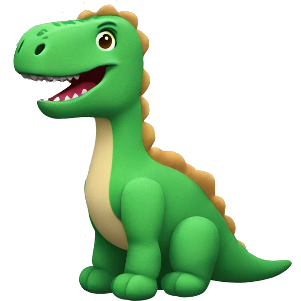 Dinosaure plushie  emoji