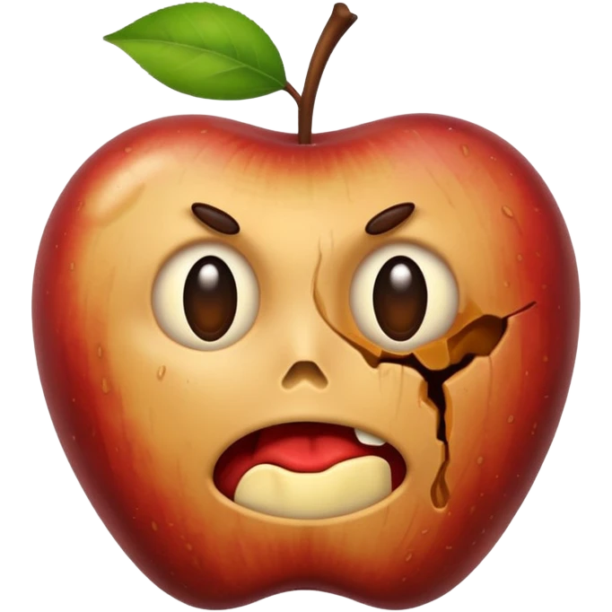 Rotten Apple emoji