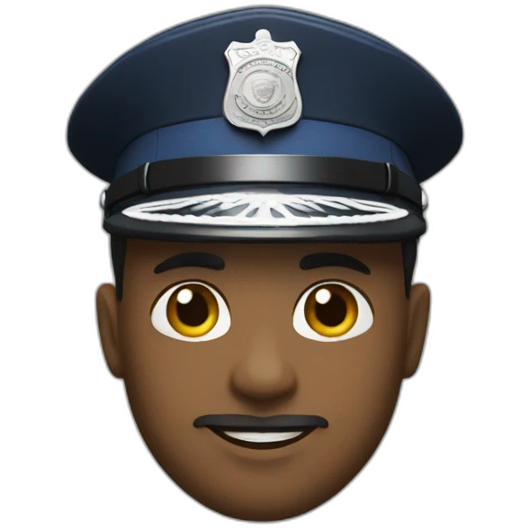 london police officer emoji