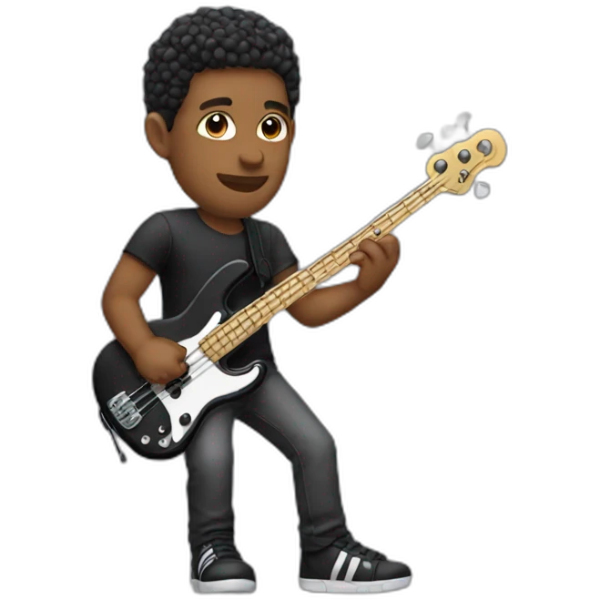 Bass player emoji