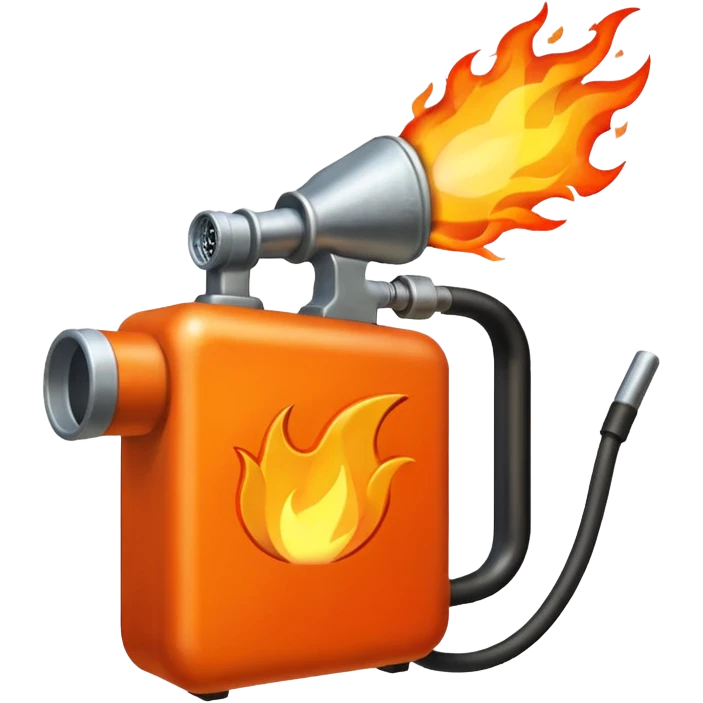 flame thrower emoji