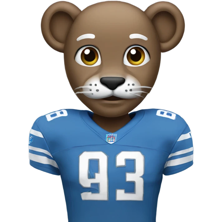 Detroit lions emoji