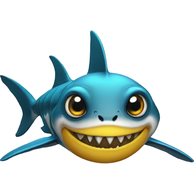 Shark bee emoji