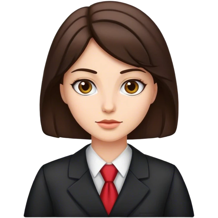 lawyer brunette  emoji