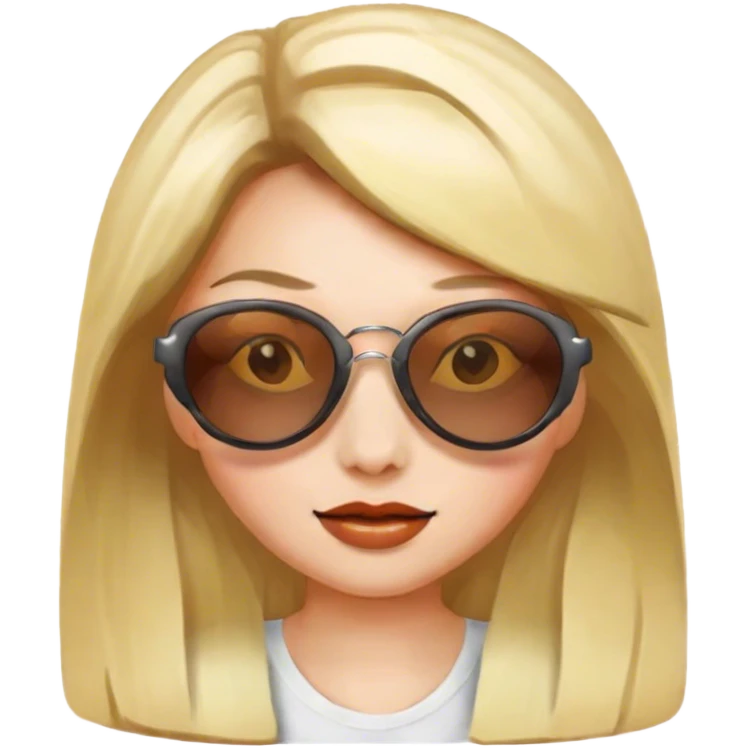 Minx wearing sunglasses emoji