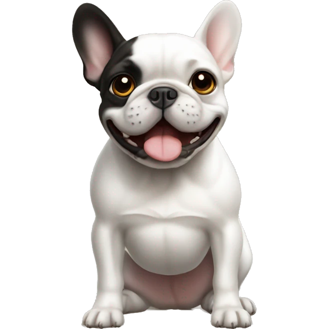 French bulldog  emoji