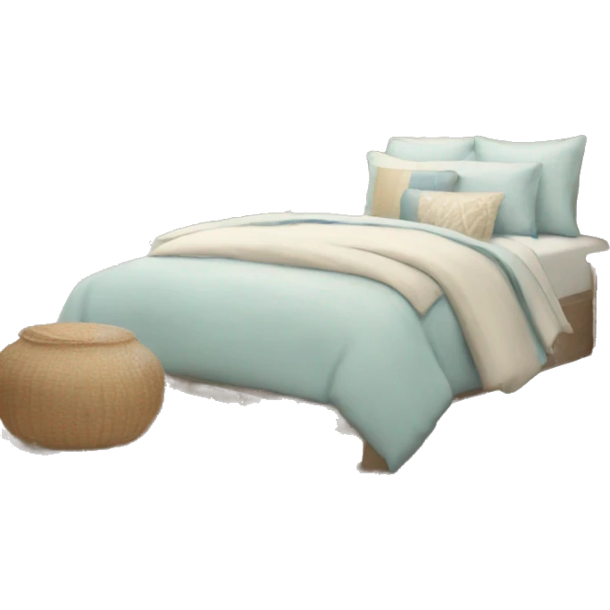 Cute coastal bedroom aesthetic  emoji