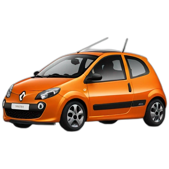 Renault twingo orange side emoji