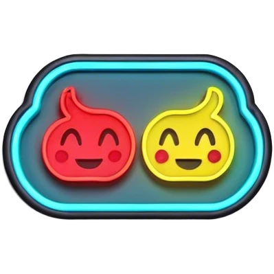 neon signboard  emoji