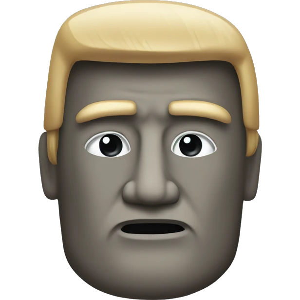 trump moai emoji
