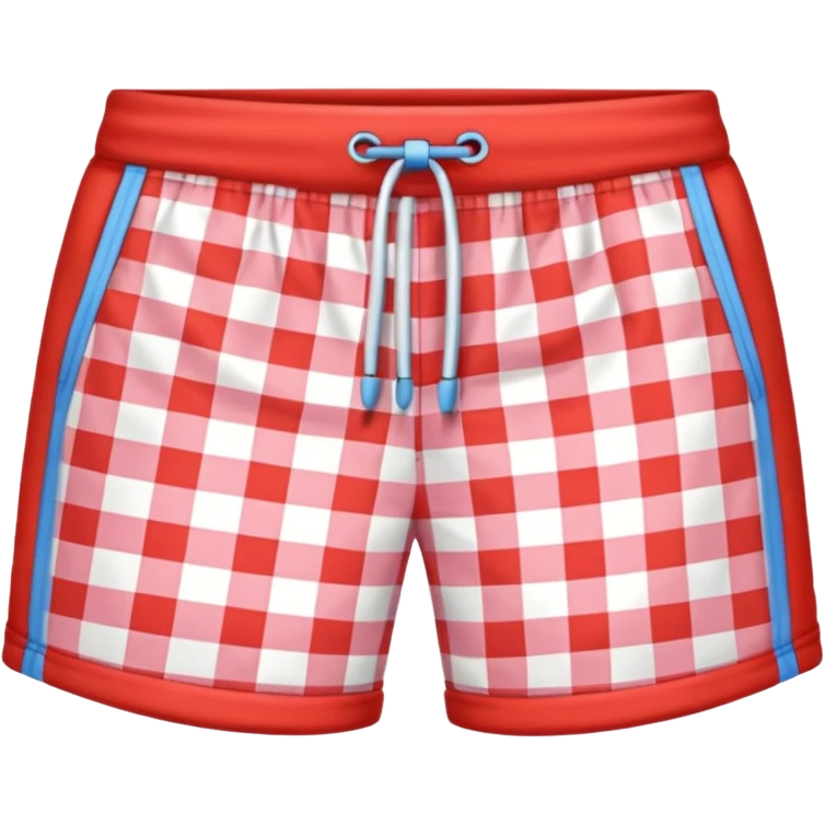 gingham shorts emoji