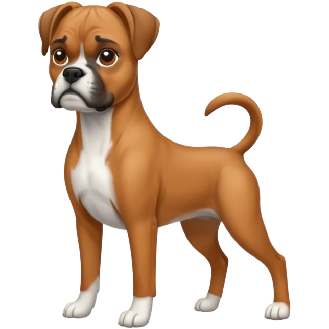 Boxer dog emoji