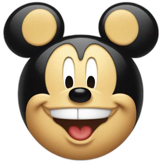 Mickey Mouse not allowed near children emoji
