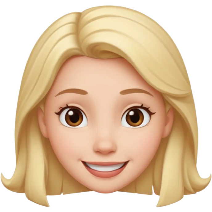  Disney Cartoon style female head emoji