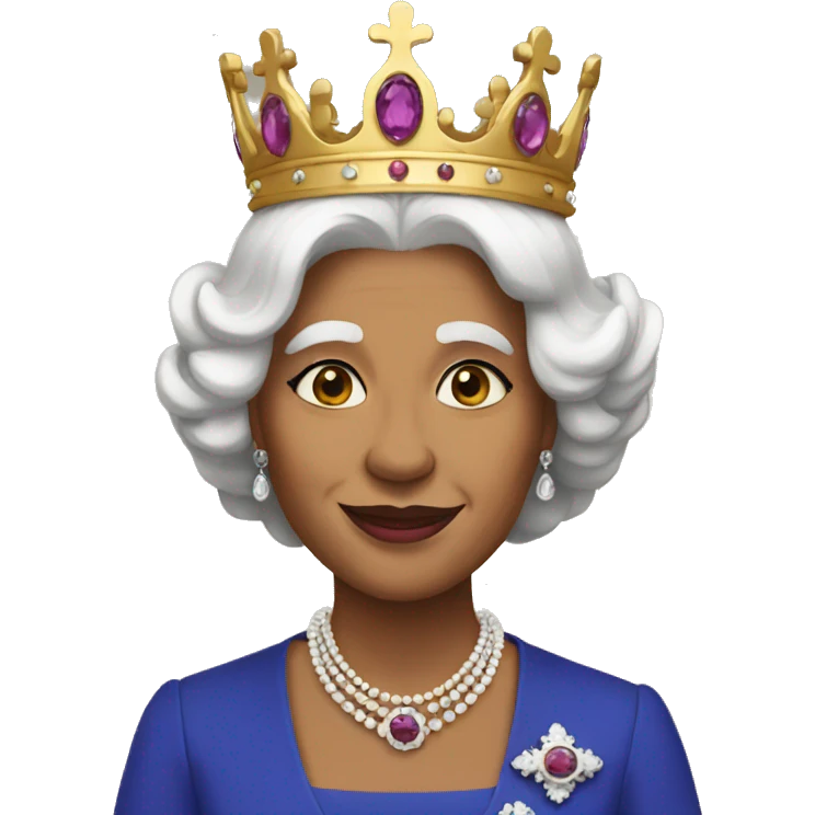 Queen of England emoji