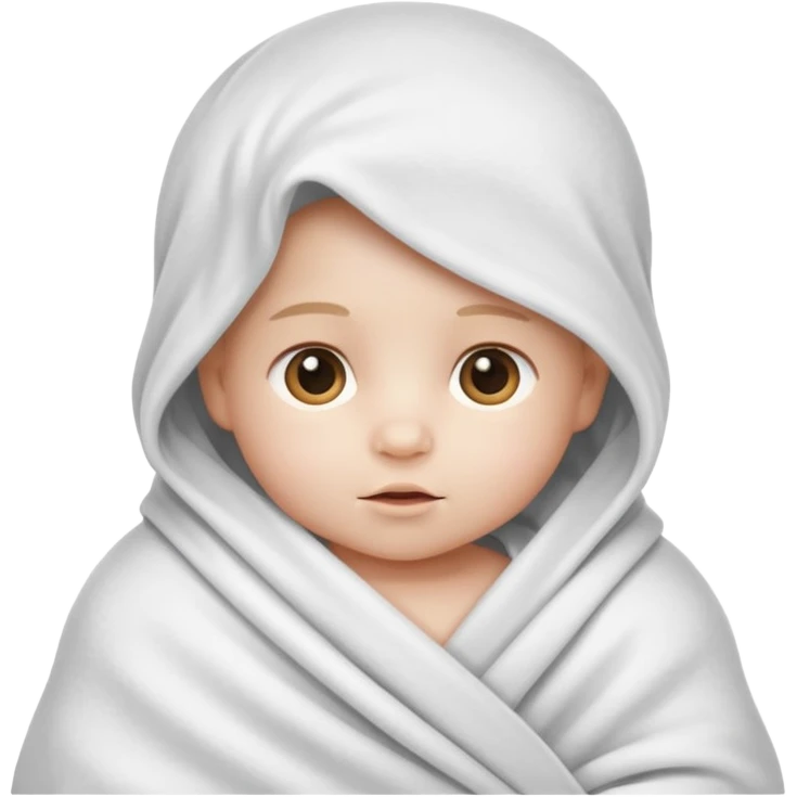 camera with a baby wrapped in a blanket emoji