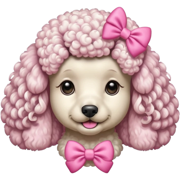 Perro poddle emoji