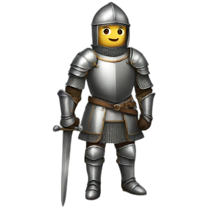 Medieval knight emoji
