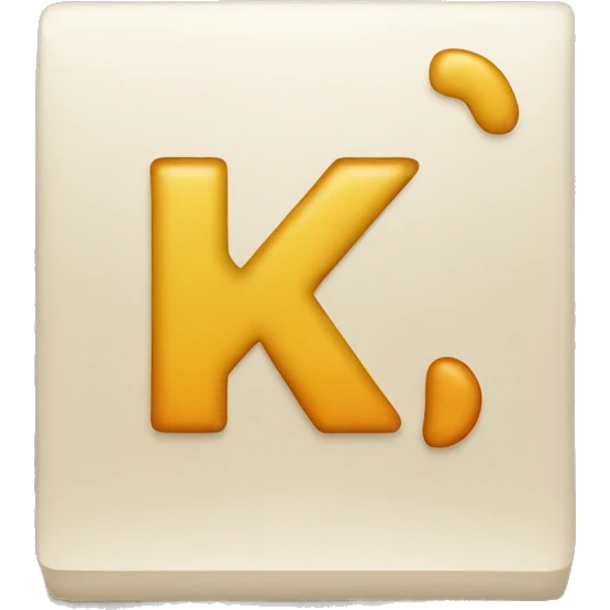 Letter K K and M emoji