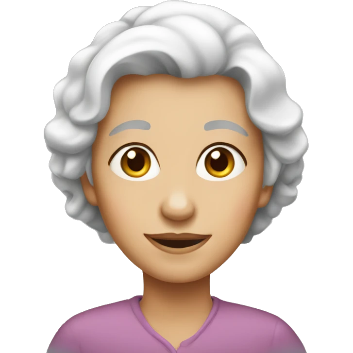 young old lady emoji