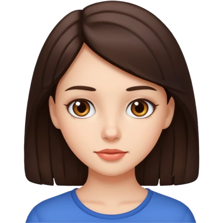 Brunette girl  emoji