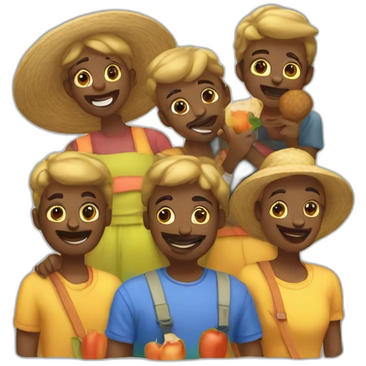 Groupe de pastèque emoji