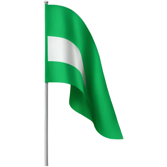 Green flag emoji