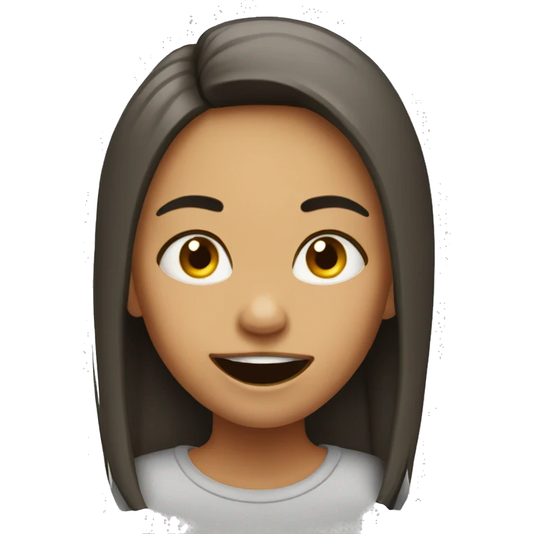 Crazy girl emoji