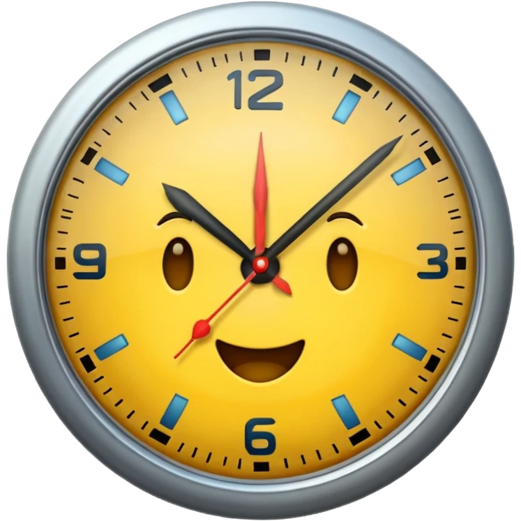 Emoji but it’s clocking it emoji