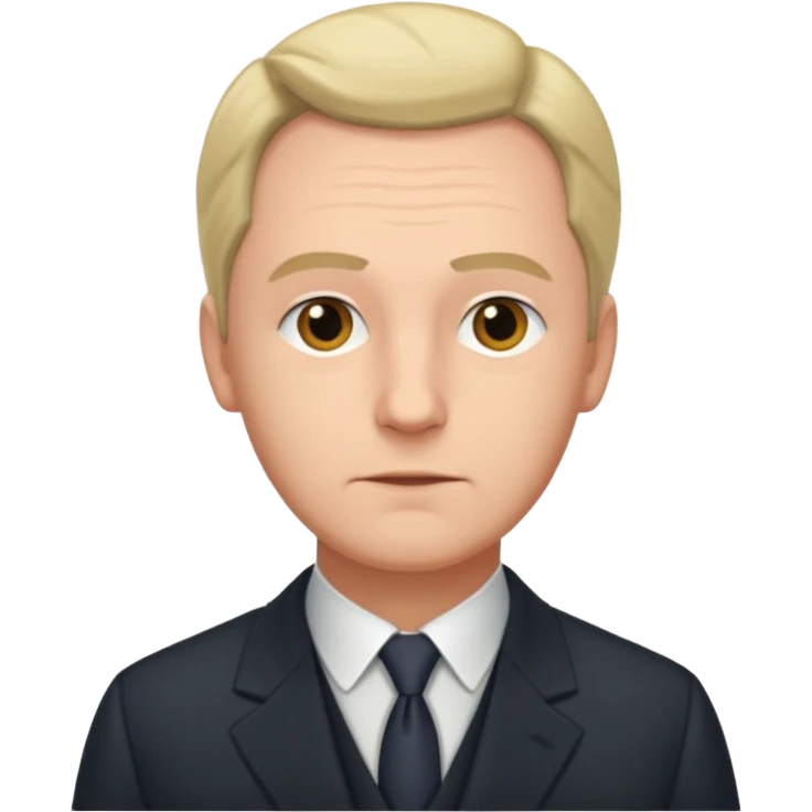 Johann Gottlieb Fichte three-quarter view emoji