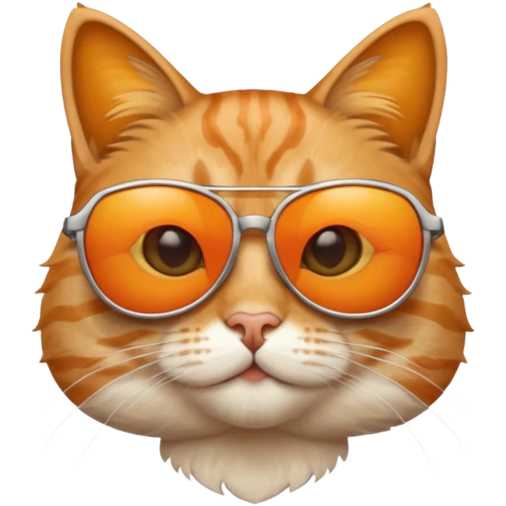 Cat wearing sunglasses emoji
