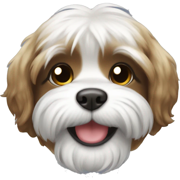 Shitzu smiling emoji