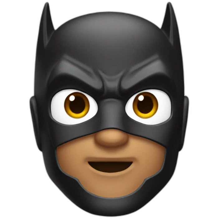 Bat man emoji