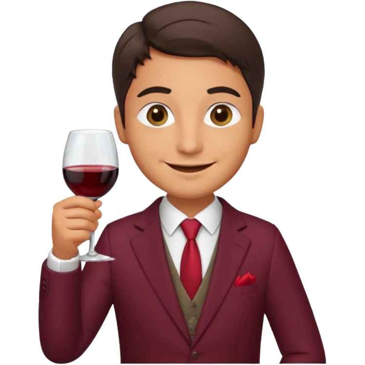 Italian accountant who loves red wine fishing movies emoji