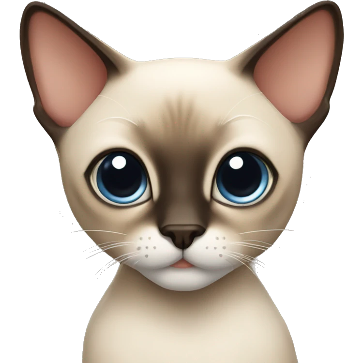 Siamese cat emoji