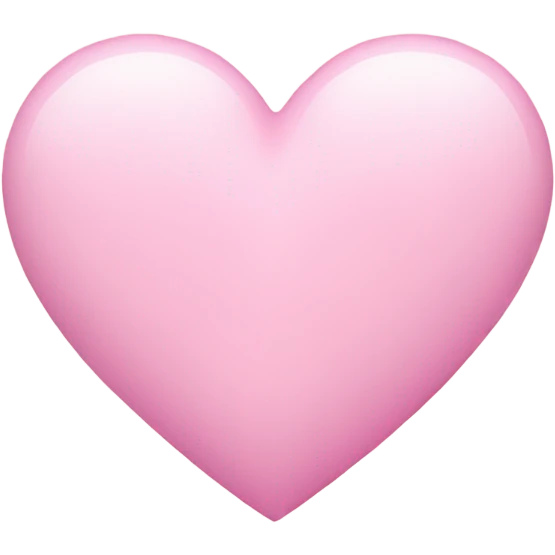 pink pastel heart emoji