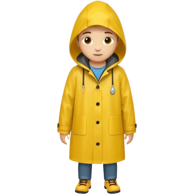 Raincoat emoji