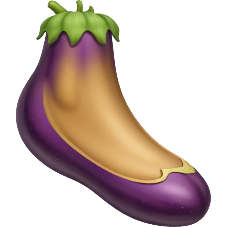 Egg plant and foot emoji