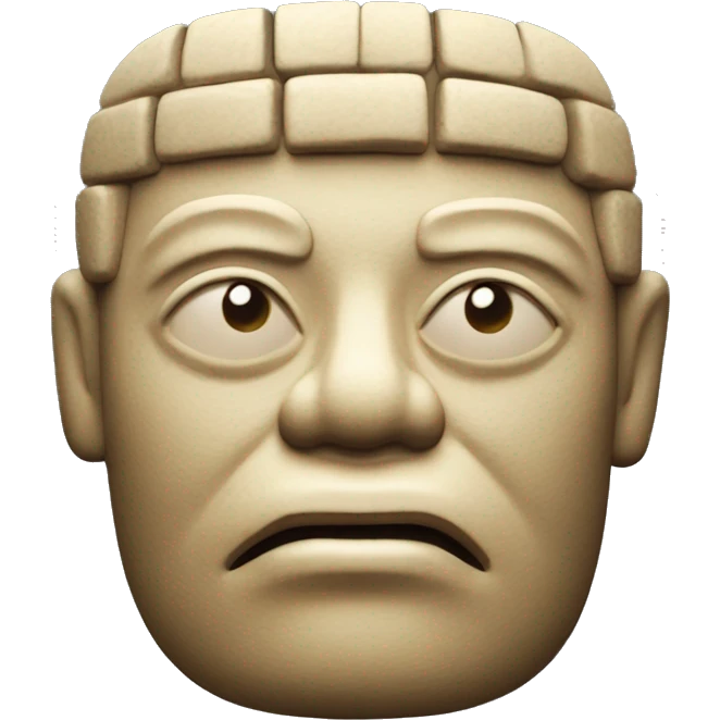 a "Cabeza Clava" of the "Chavin Culture" Inkanapolis emoji