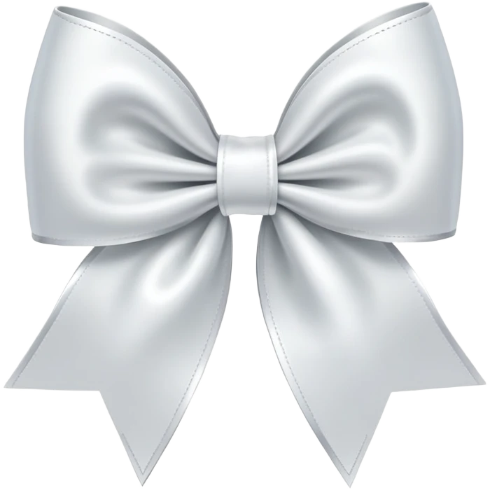 White bow emoji