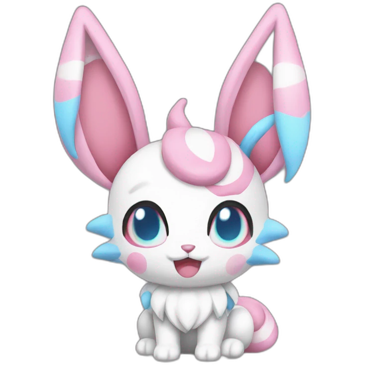 Sylveon-playing-video-game emoji