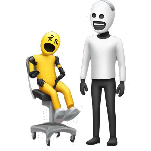 crash test dummy break up emoji