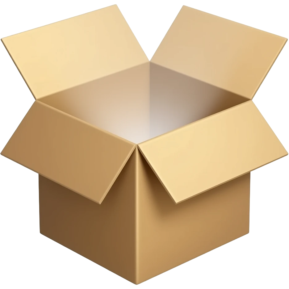 Cardboard Mystery box emoji