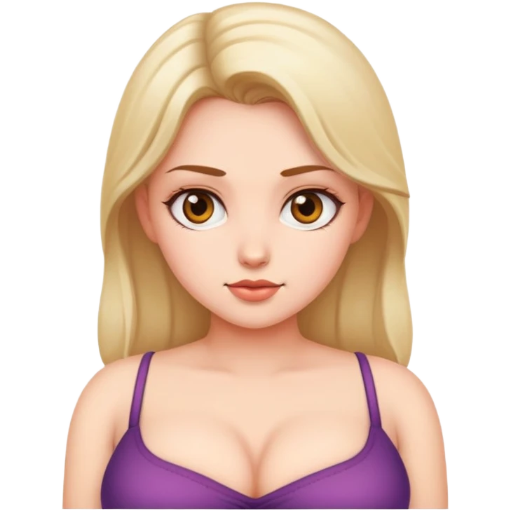 big tits girl emoji