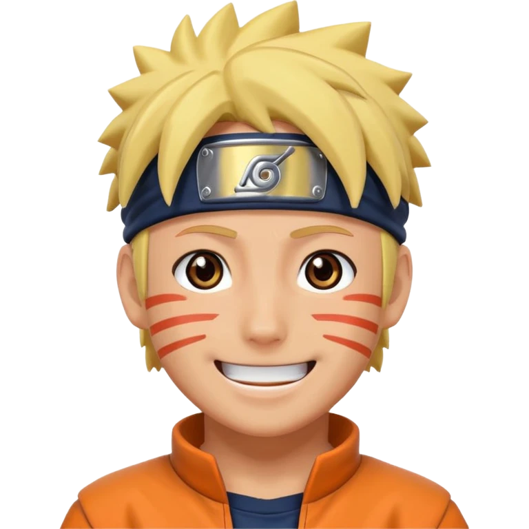 Naruto face haha emoji