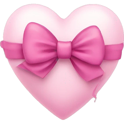 Heart with bow emoji