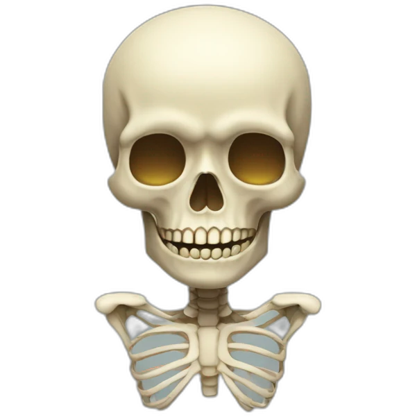 Squelette emoji