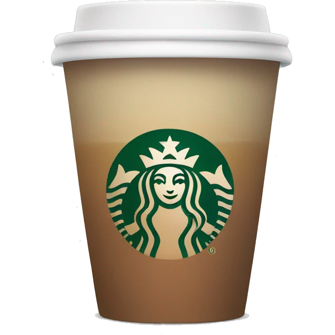 Starbucks cup emoji