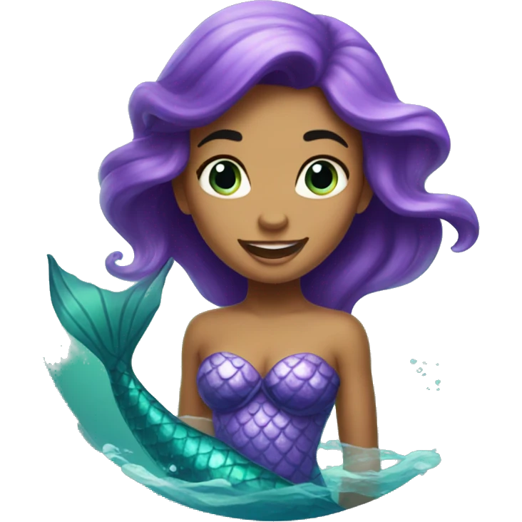 little mermaid emoji