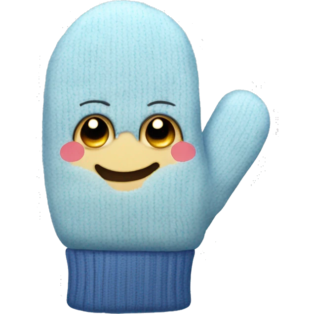 Cute mittens emoji